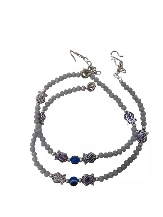 Indian Women Brass Oxidised Girls Payal Pajeb Fashion Anklets Traditional By Kalra Creations