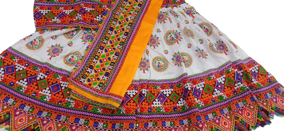 Traditional Navratri Chaniya Choli | Garba Dandiya Lehenga for Women