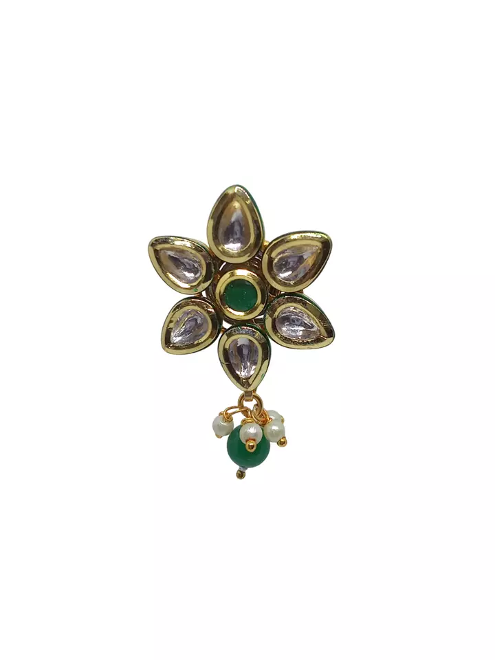 Women Kundan Polki Earrings Indian Bollywood Gold Plated Valentine's Day Gift