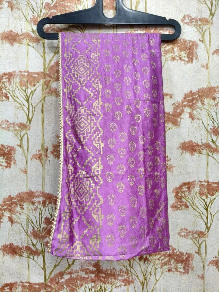 Wedding Dupatta Multicolor for Women Phulkari Bridal Silk