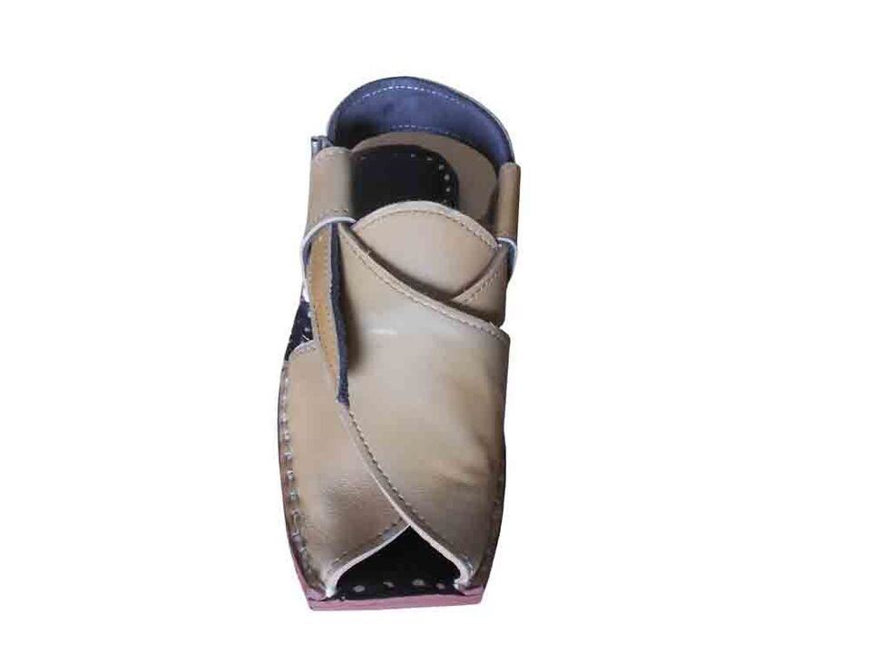 Men Sandals Traditional Indian Shoes Handmade Jutties Leather Ethnic Mojaries Flip-Flops US 9-10