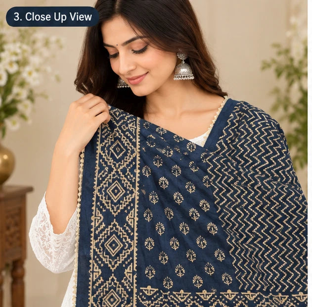 Wedding Multicolor Dupatta for Women Phulkari Bridal Silk