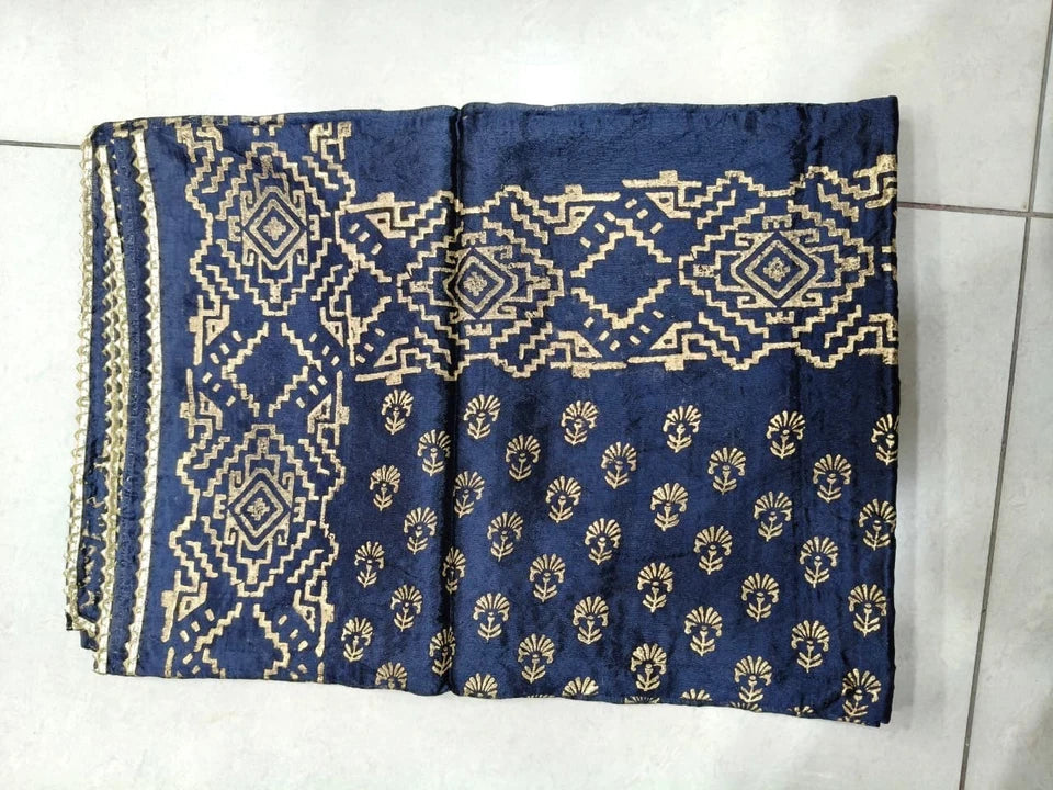 Wedding Multicolor Dupatta for Women Phulkari Bridal Silk