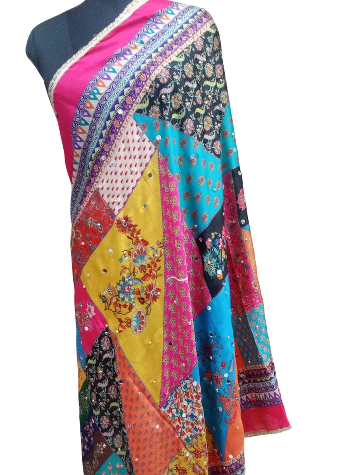 Women Pakistani Dupatta Handwork Perfect Weddings Festivals