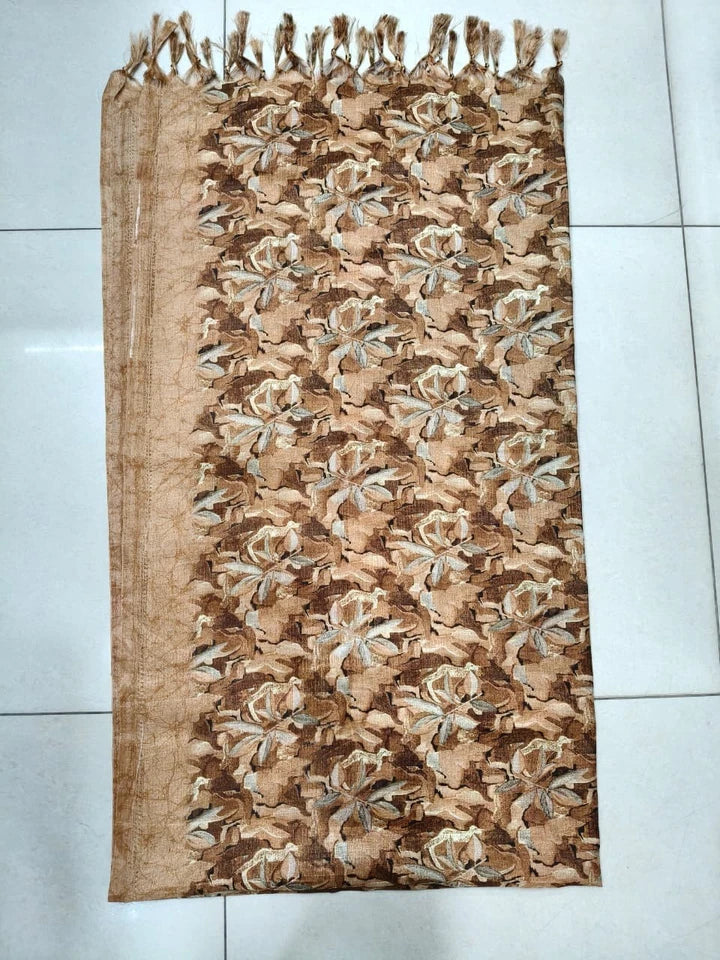 Wedding Dupatta Multicolor for Women Phulkari Bridal Silk