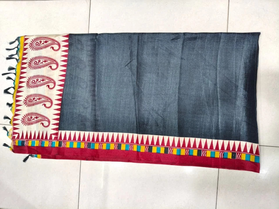 Wedding Dupatta Multicolor for Women Phulkari Bridal Silk