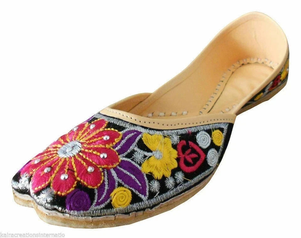 Handmade Bridal Multicolor Jutti Ethnic Flats Mojari
