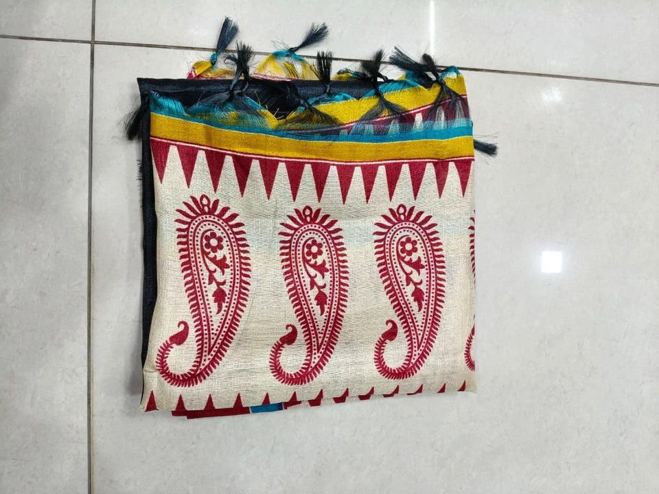 Wedding Dupatta Multicolor for Women Phulkari Bridal Silk