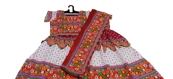 Embroidered Navratri Lehenga Choli Set | Garba Chaniya for Women