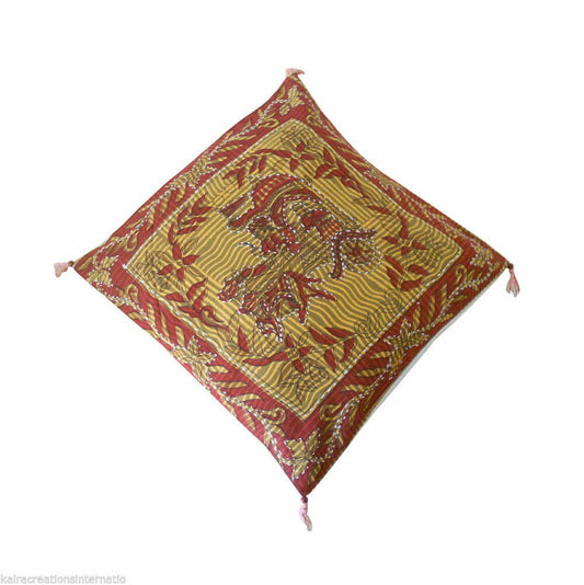 Cushion Covers 2 Pcs Indian Handmade Multicolor Sofa Pillow Covers Decor Art 16"